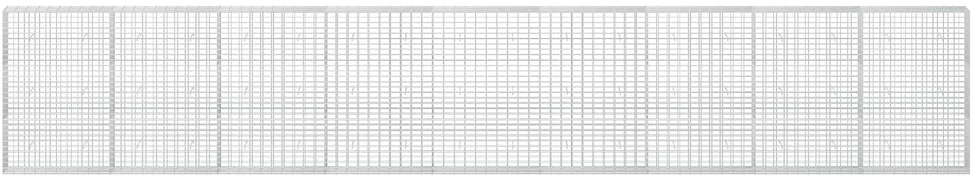 Gabionas su 5 mm Viela ir 5x10 cm Tinkleliu 900x30x150 cm
