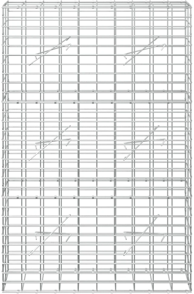 Gabionas su 5 mm Viela ir 5x10 cm Tinkleliu 100x10x150 cm