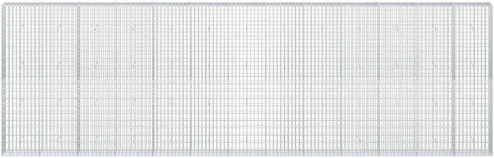 Gabionas su 5 mm Viela ir 5x10 cm Tinkleliu 650x30x200 cm