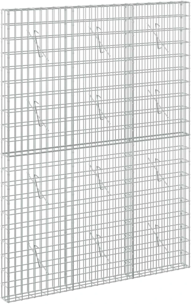 Gabionas su 5 mm viela ir 5x10 cm tinkleliu 150x10x200 cm