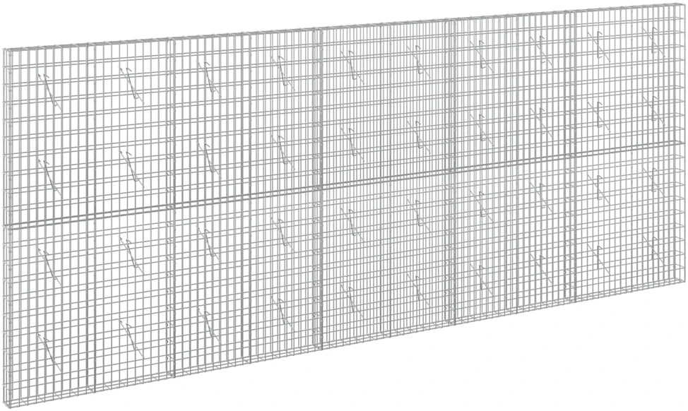 Gabionas su 5 mm Viela ir 5x10 cm Tinkleliu 500x10x200 cm