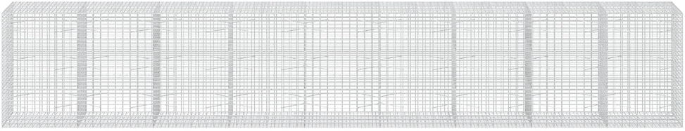 Gabionas su 5 mm Viela ir 5x10 cm Tinkleliu 900x100x150 cm
