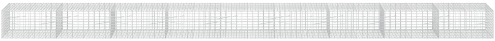Gabionas su 5 mm Viela ir 5x10 cm Tinkleliu 900x100x50 cm