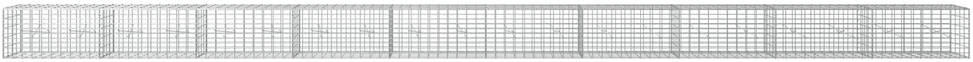 Gabionas su 5 mm viela ir 5x10 cm tinkleliu 1000x20x50 cm