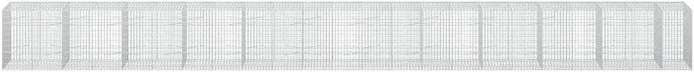 Gabionas su 5 mm Viela ir 5x10 cm Tinkleliu 1150x100x100 cm
