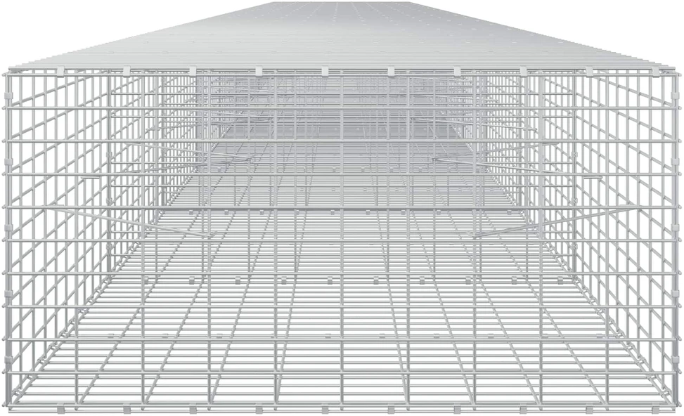 Gabionas su 5 mm Viela ir 5x10 cm Tinkleliu 900x100x50 cm
