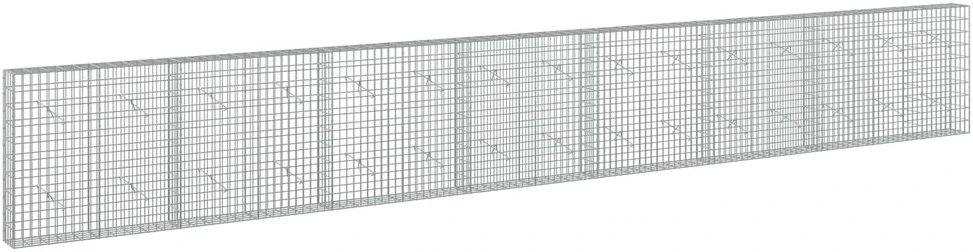 Gabionas su 5 mm Viela ir 5x10 cm Tinkleliu 750x20x100 cm