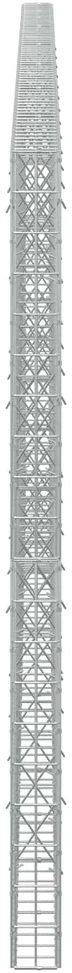 Gabionas su 5 mm Viela ir 5x10 cm Tinkleliu 650x10x200 cm
