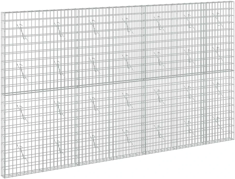 Gabionas su 5 mm Viela ir 5x10 cm Tinkleliu 350x10x200 cm