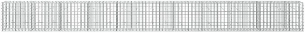 Gabionas su 5 mm Viela ir 5x10 cm Tinkleliu 1050x20x100 cm
