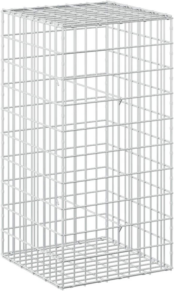 Gabionas su 5 mm Viela ir 5x10 cm Tinkleliu 50x50x100 cm