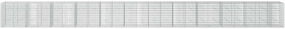Gabionas su 5 mm Viela ir 5x10 cm Tinkleliu 1150x20x100 cm