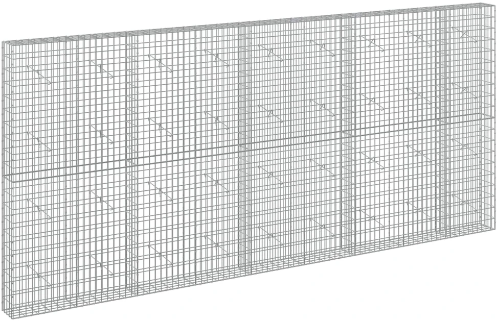 Gabionas su 5 mm Viela ir 5x10 cm Tinkleliu 450x20x200 cm
