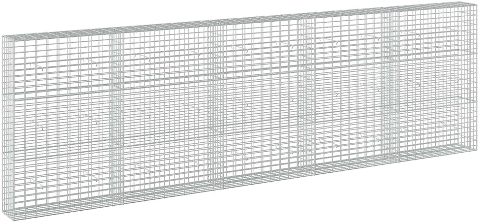 Gabionas su 5 mm Viela ir 5x10 cm Tinkleliu 500x30x150 cm