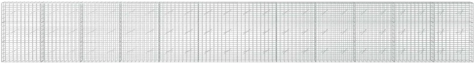 Gabionas su 5 mm Viela ir 5x10 cm Tinkleliu 1200x10x150 cm