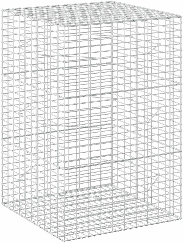 Gabionas su 5 mm Viela ir 5x10 cm Tinkleliu 100x100x150 cm