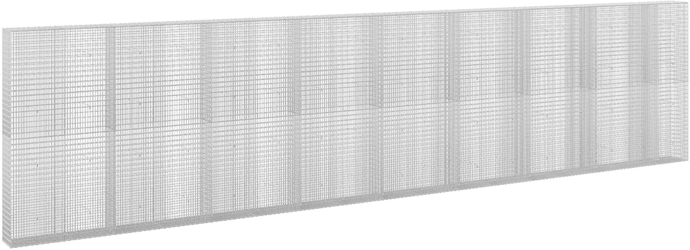 Gabionas su 5 mm viela ir 5x2,5 cm tinkleliu 850x30x200 cm