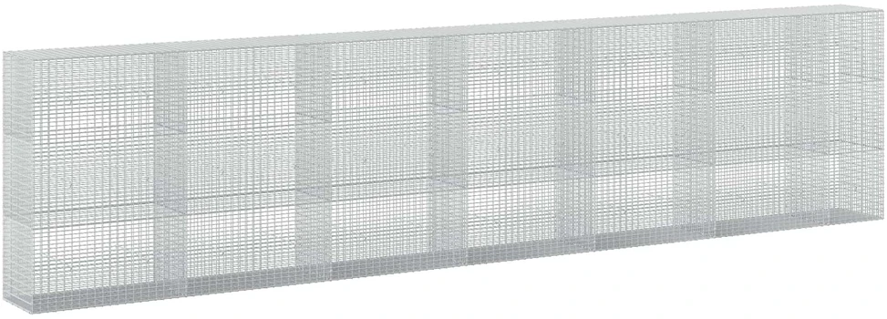 Gabionas su 5 mm viela ir 5x2,5 cm tinkleliu 650x50x150 cm