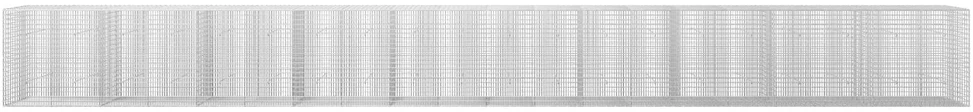 Gabionas su 5 mm viela ir 5x2,5 cm tinkleliu 1000x30x100 cm