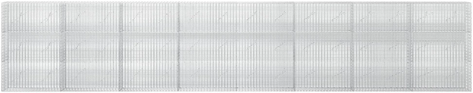 Gabionas su 5 mm viela ir 5x2,5 cm tinkleliu 800x10x150 cm