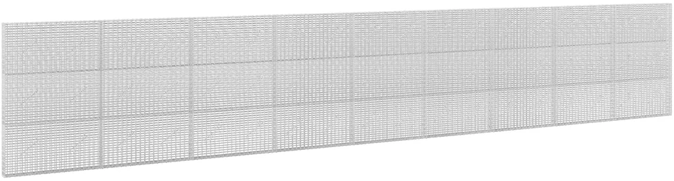 Gabionas su 5 mm viela ir 5x2,5 cm tinkleliu 900x10x150 cm