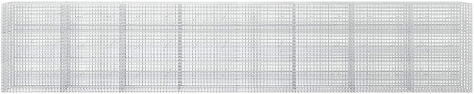 Gabionas su 5 mm viela ir 5x2,5 cm tinkleliu 800x20x150 cm