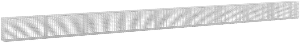 Gabionas su 5 mm viela ir 5x2,5 cm tinkleliu 900x30x50 cm
