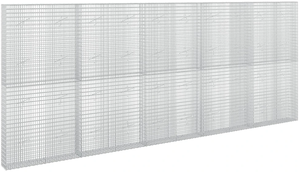 Gabionas su 5 mm viela ir 5x2,5 cm tinkleliu 500x20x200 cm