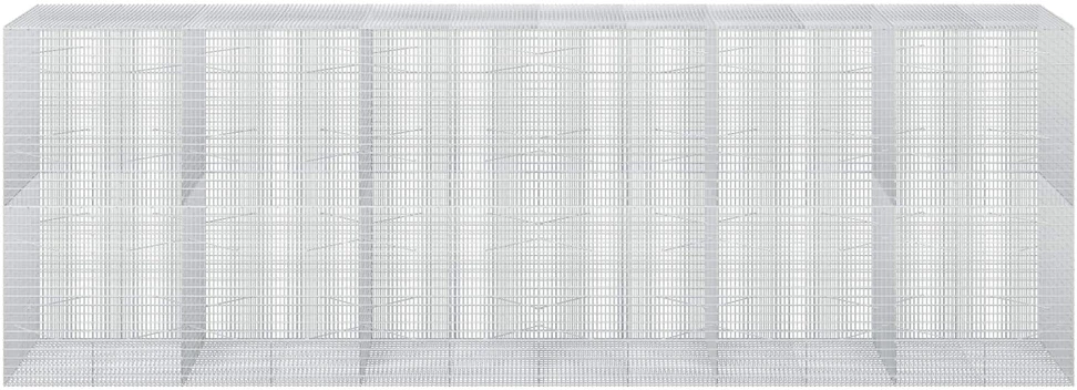 Gabionas su 5 mm viela ir 5x2,5 cm tinkleliu 600x100x200 cm