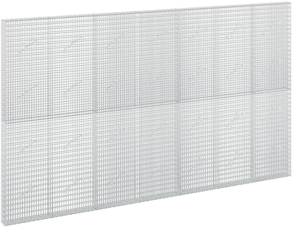 Gabionas su 5 mm viela ir 5x2,5 cm tinkleliu 350x10x200 cm