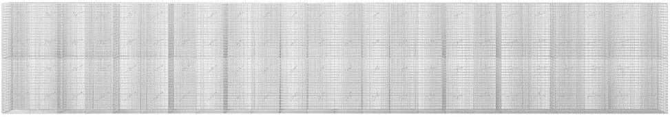 Gabionas su 5 mm viela ir 5x2,5 cm tinkleliu 1200x20x200 cm