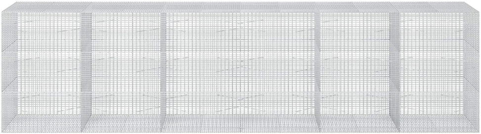 Gabionas su 5 mm viela ir 5x2,5 cm tinkleliu 600x100x150 cm