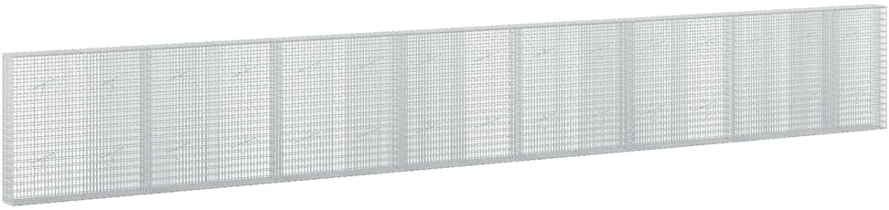Gabionas su 5 mm viela ir 5x2,5 cm tinkleliu 750x20x100 cm