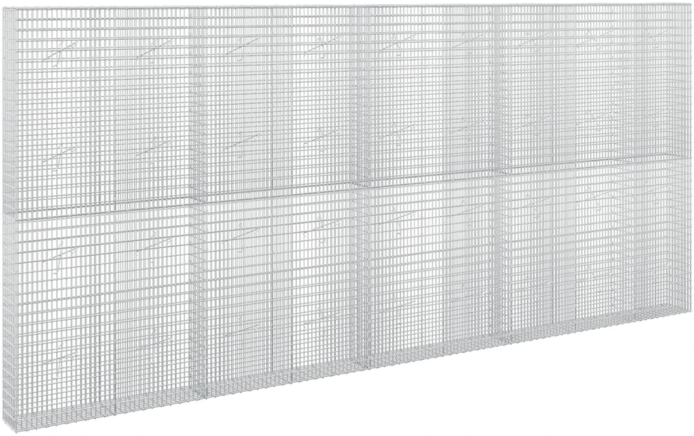 Gabionas su 5 mm viela ir 5x2,5 cm tinkleliu 450x20x200 cm