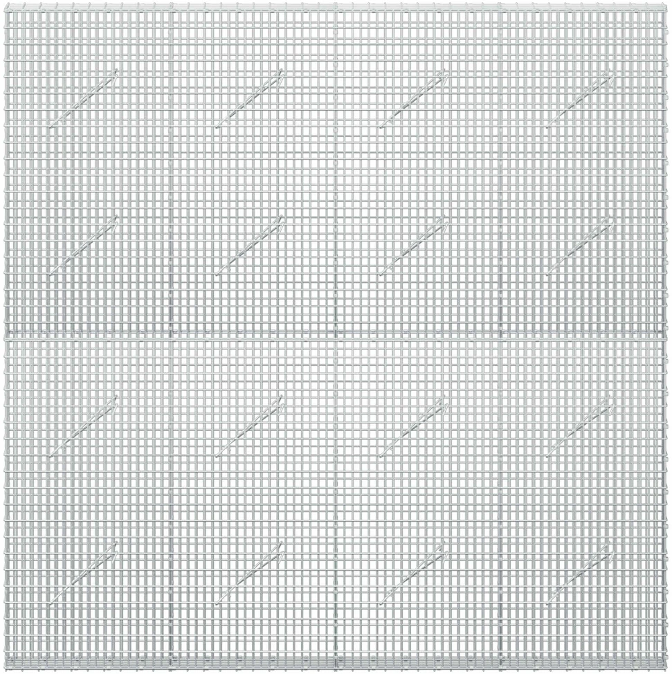 Gabionas su 5 mm viela ir 5x2,5 cm tinkleliu 200x10x200 cm