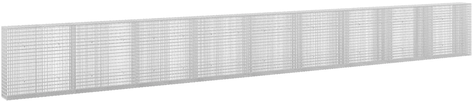 Gabionas su 5 mm viela ir 5x2,5 cm tinkleliu 900x30x100 cm