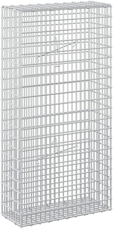 Gabionas su 5 mm viela ir 5x2,5 cm tinkleliu 50x20x100 cm