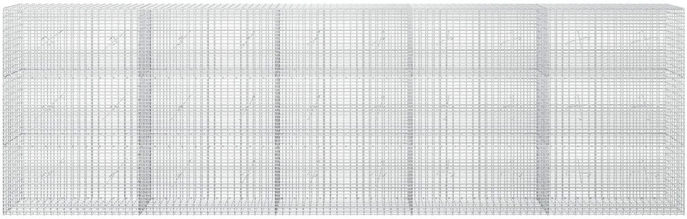 Gabionas su 5 mm viela ir 5x2,5 cm tinkleliu 500x20x150 cm