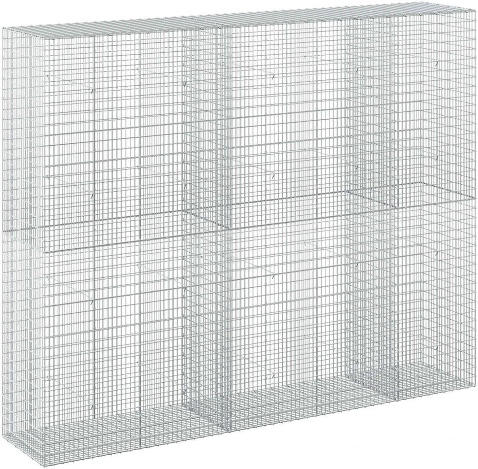 Gabionas su 5 mm viela ir 5x2,5 cm tinkleliu 250x50x200 cm