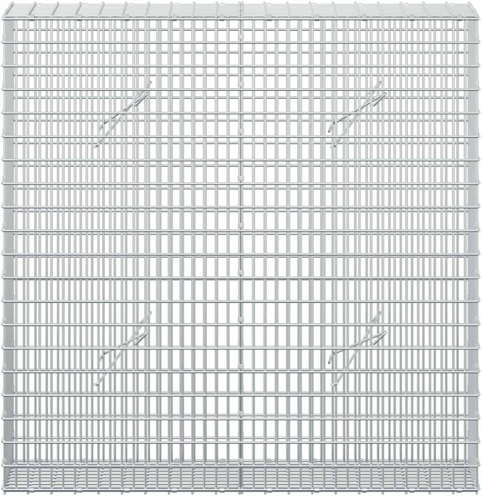 Gabionas su 5 mm viela ir 5x2,5 cm tinkleliu 100x20x100 cm
