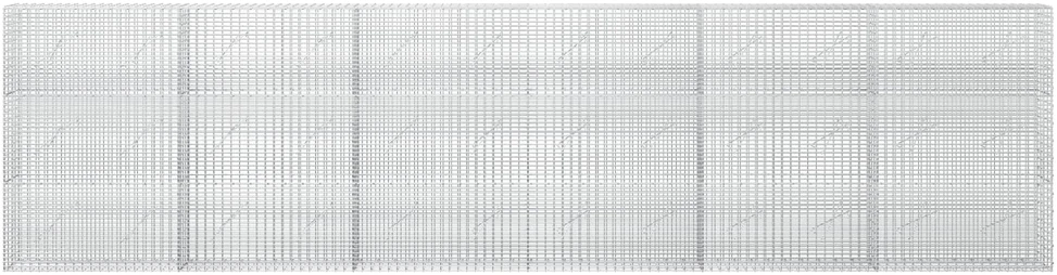 Gabionas su 5 mm viela ir 5x2,5 cm tinkleliu 600x10x150 cm