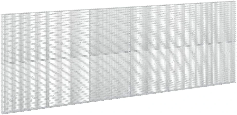 Gabionas su 5 mm viela ir 5x2,5 cm tinkleliu 600x10x200 cm