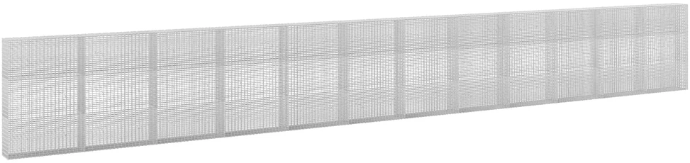 Gabionas su 5 mm viela ir 5x2,5 cm tinkleliu 1200x30x150 cm