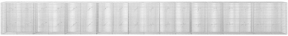 Gabionas su 5 mm viela ir 5x2,5 cm tinkleliu 900x20x100 cm