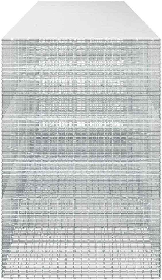 Gabionas su 5 mm viela ir 5x2,5 cm tinkleliu 450x100x150 cm