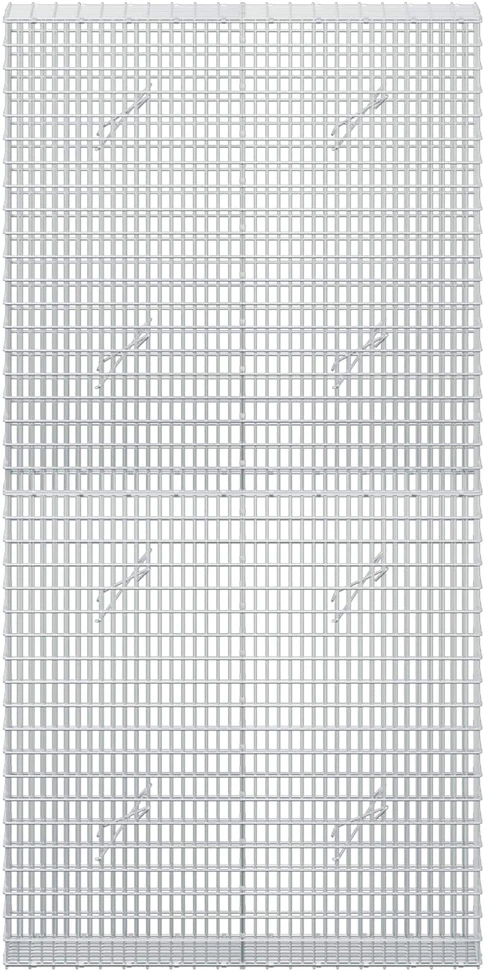 Gabionas su 5 mm viela ir 5x2,5 cm tinkleliu 100x20x200 cm