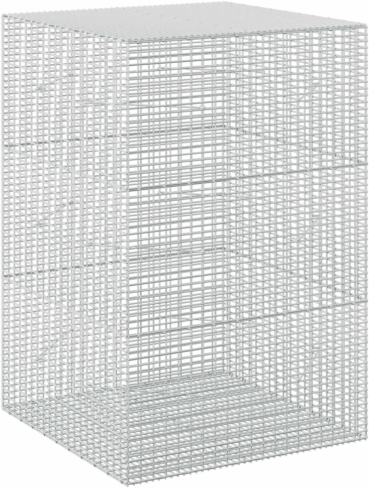 Gabionas su 5 mm viela ir 5x2,5 cm tinkleliu 100x100x150 cm