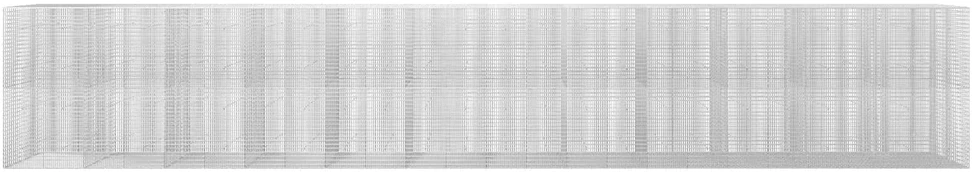 Gabionas su 5 mm viela ir 5x2,5 cm tinkleliu 1200x50x200 cm