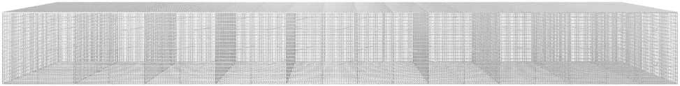 Gabionas su 5 mm viela ir 5x2,5 cm tinkleliu 950x100x100 cm