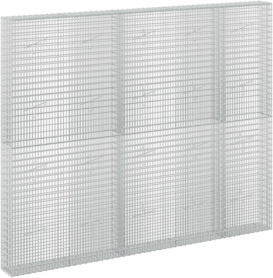 Gabionas su 5 mm viela ir 5x2,5 cm tinkleliu 250x20x200 cm